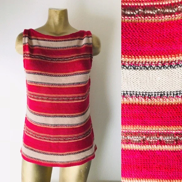 LAUREN Ralph Lauren PETITE Linen Blend TANK TOP PL - Picture 3 of 12